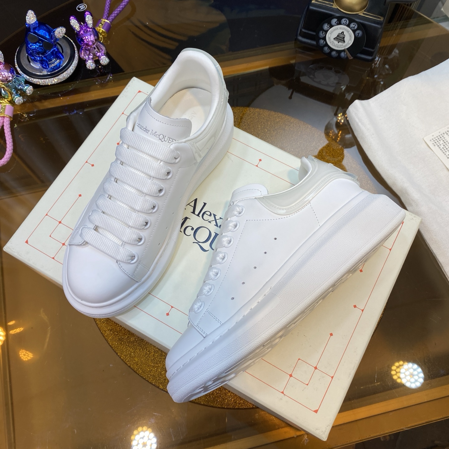 McQueen Oversole Sneaker White