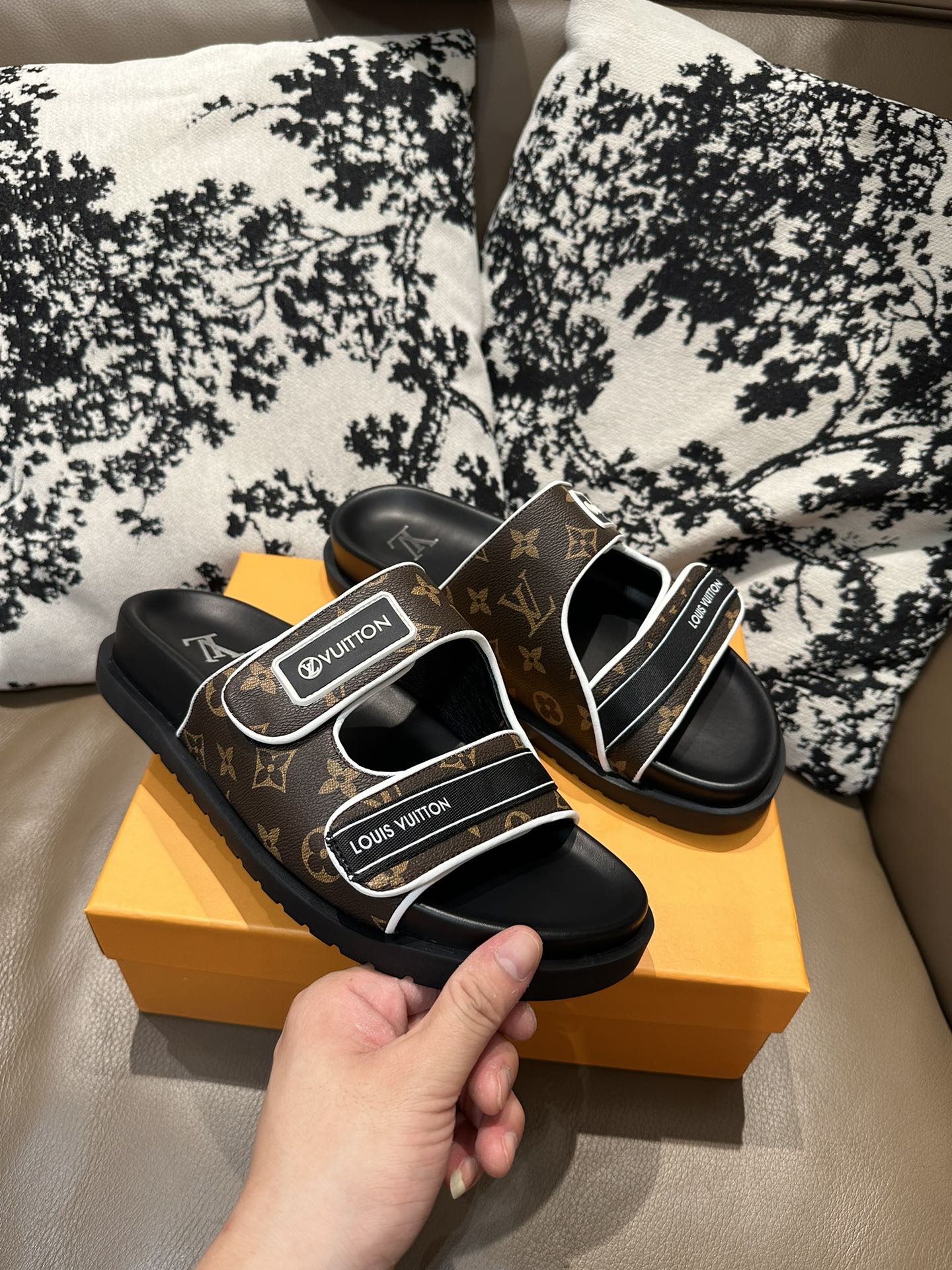 Louis Vuitton Slide Brown