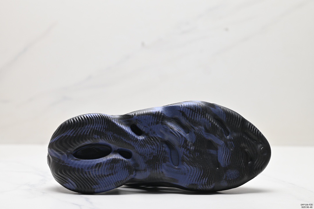Adidas Foam Runner Black Blue