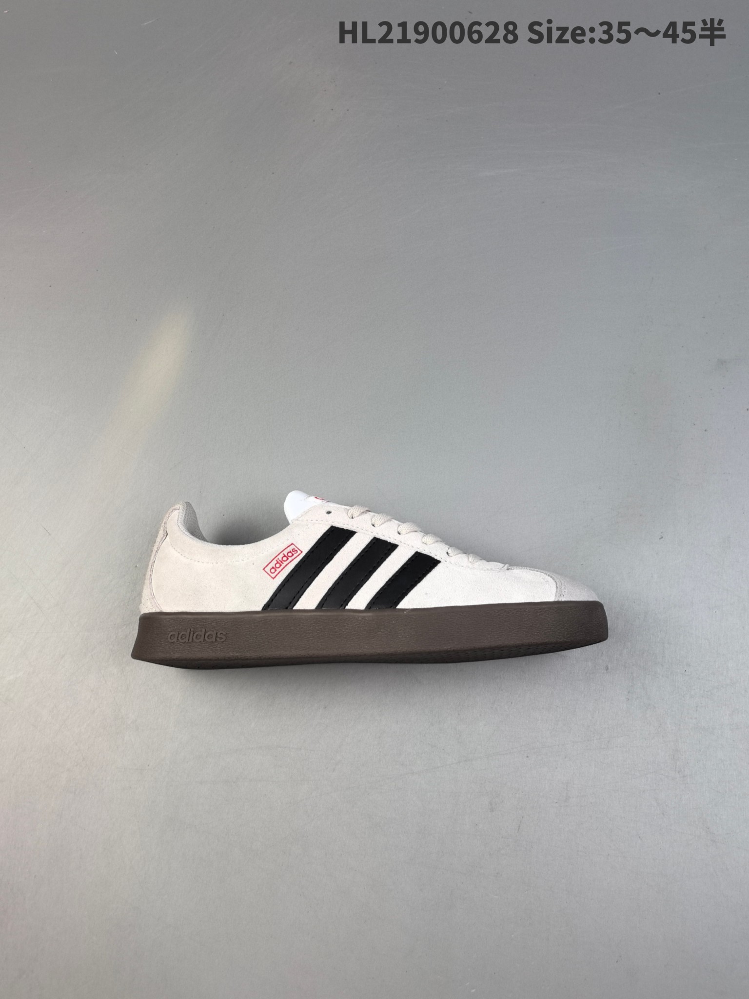 Adidas VL Court Suede T Toe White