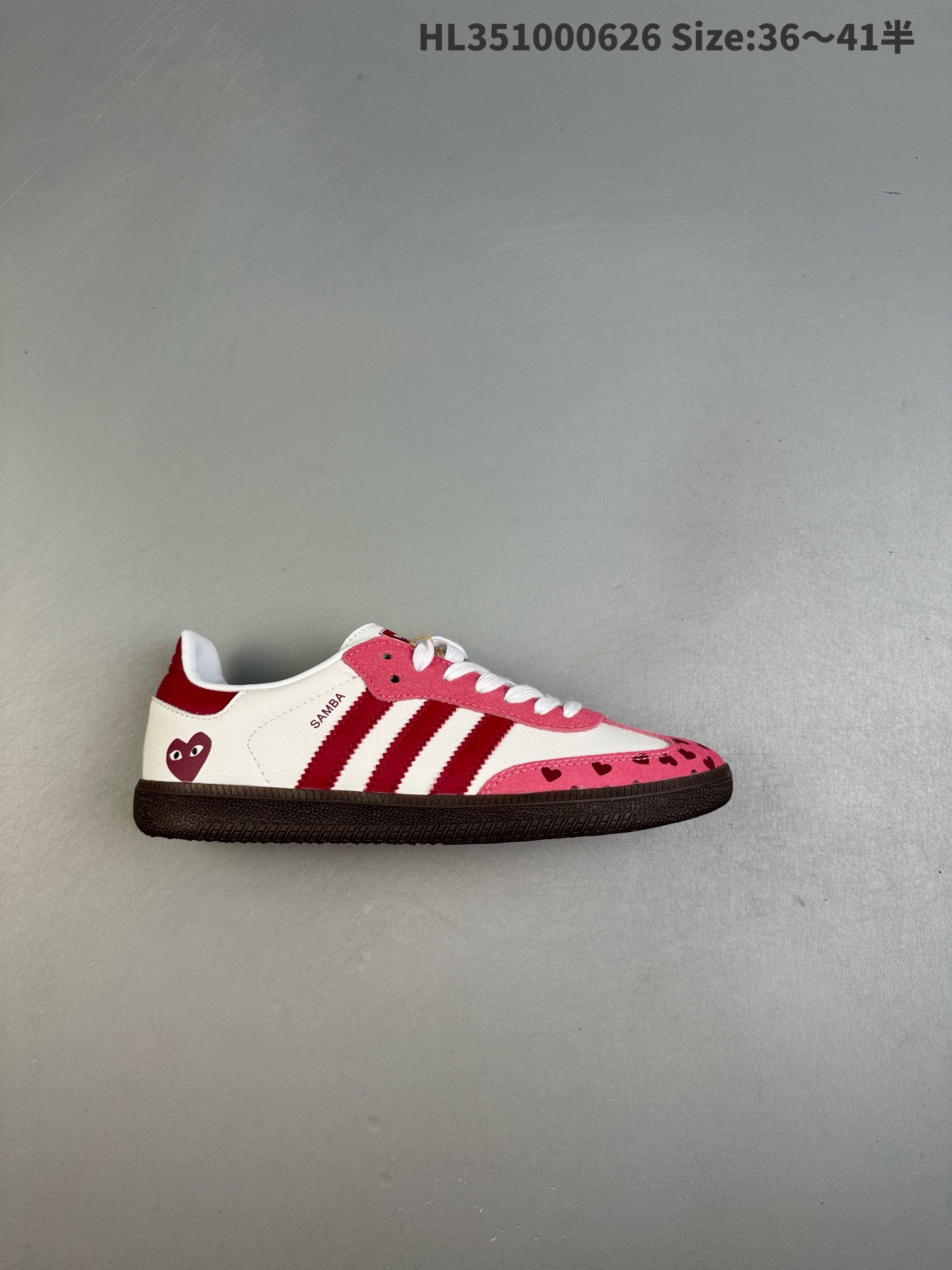 Adidas Samba Vegan Heart Sneakers Pink
