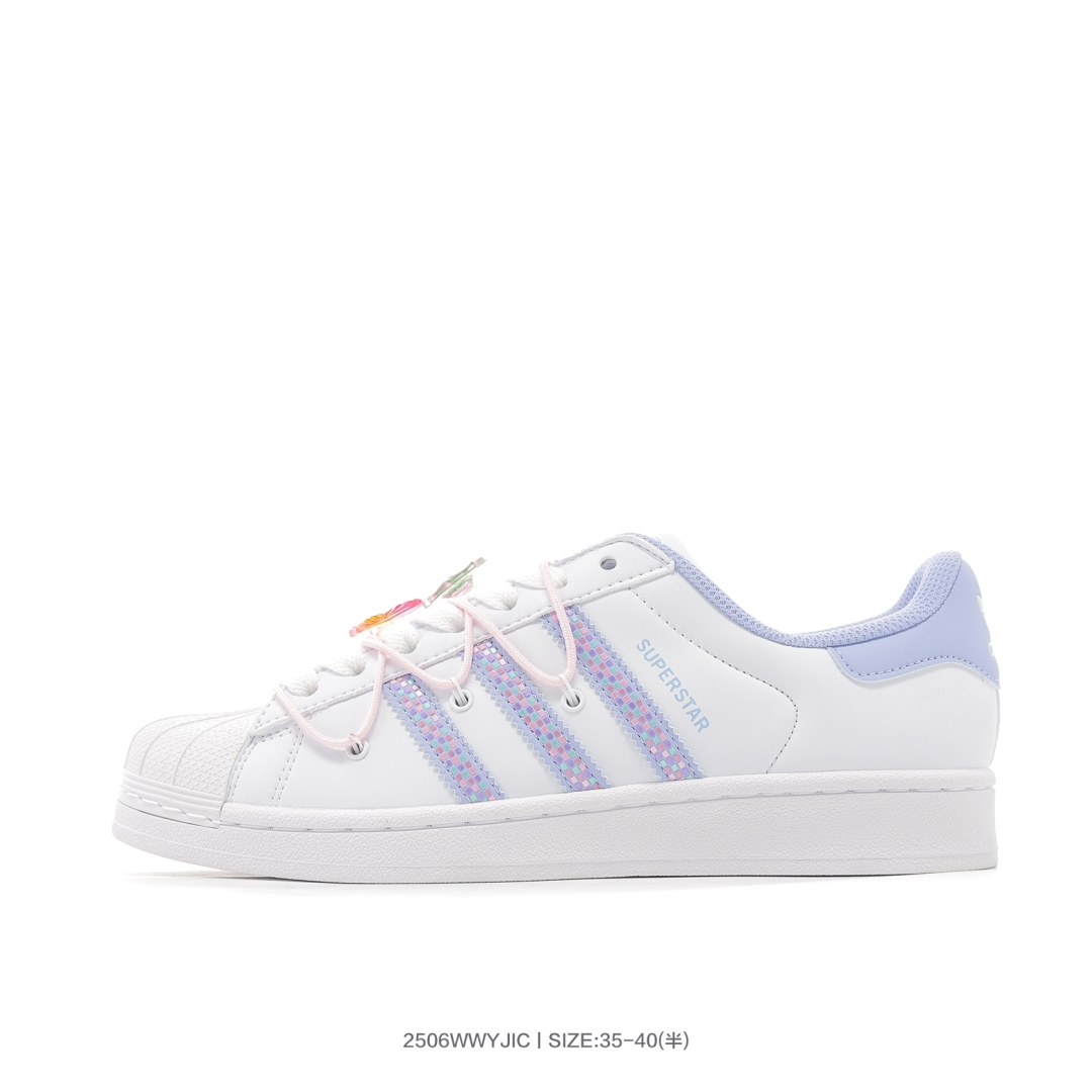 Adidas Superstar Shell Toe Sneakers Multicolor