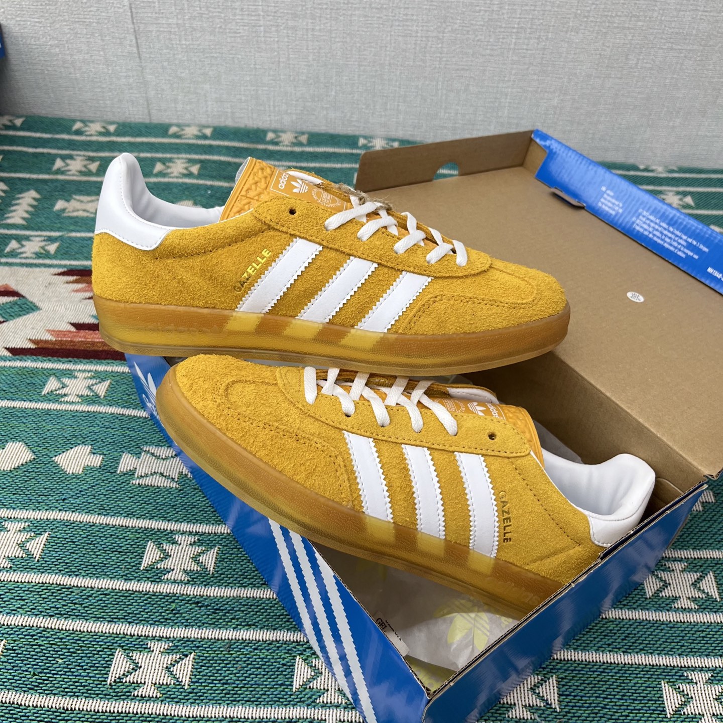 Adidas Gazelle Indoor Suede Sneakers Yellow