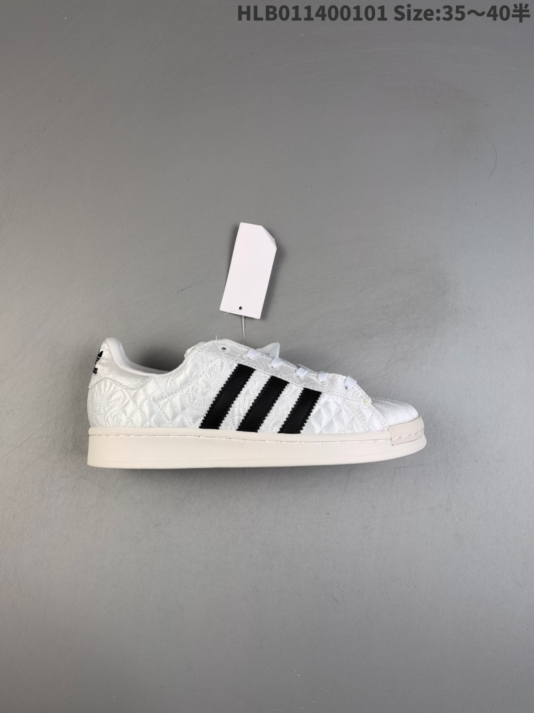 Adidas x Caroline Hu Superstar W Bow Sneakers White/Black