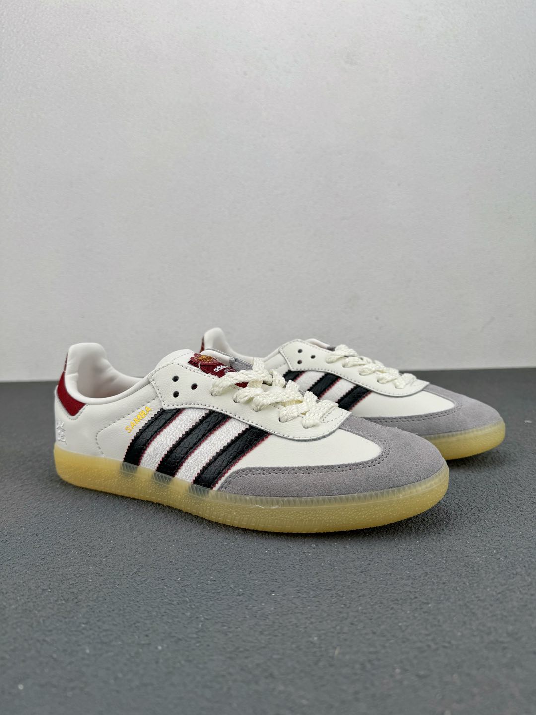 Adidas Originals Samba OG Year of the Snake Shoes White/Gray/Red