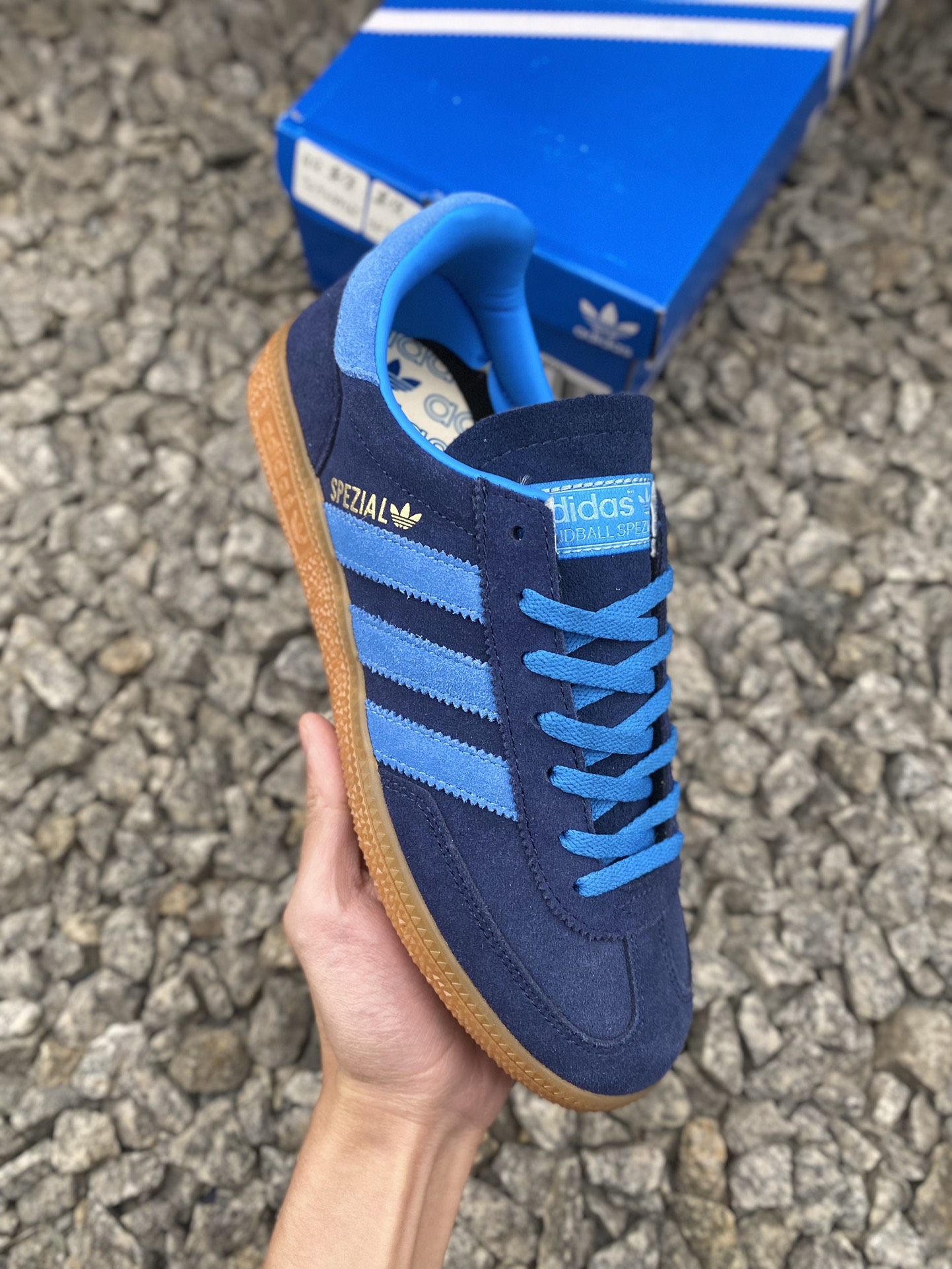 Adidas Handball Spezial Suede Shoes Navy Blue