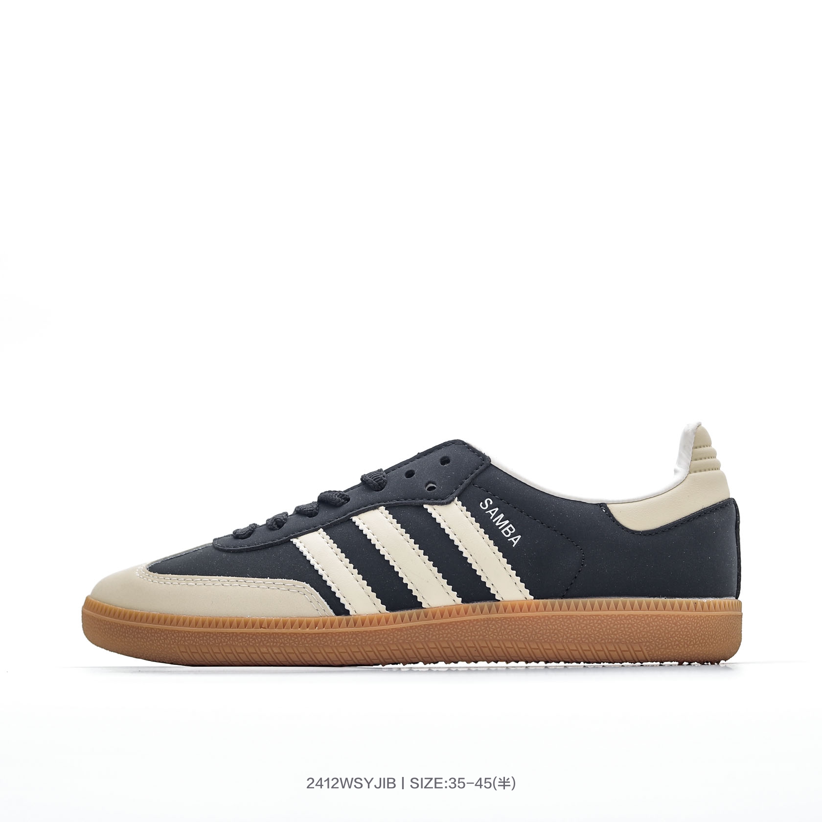Adidas Originals Samba OG Gum Sole Sneakers Black/White