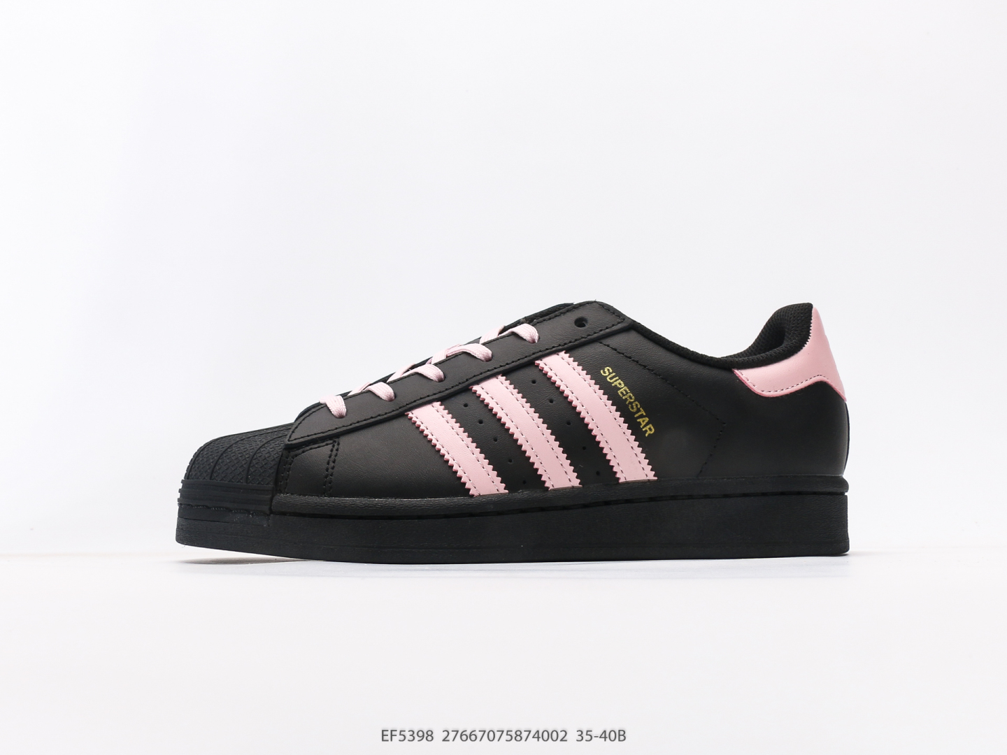 Adidas Originals Superstar XLG Platform Sneakers Black/Pink