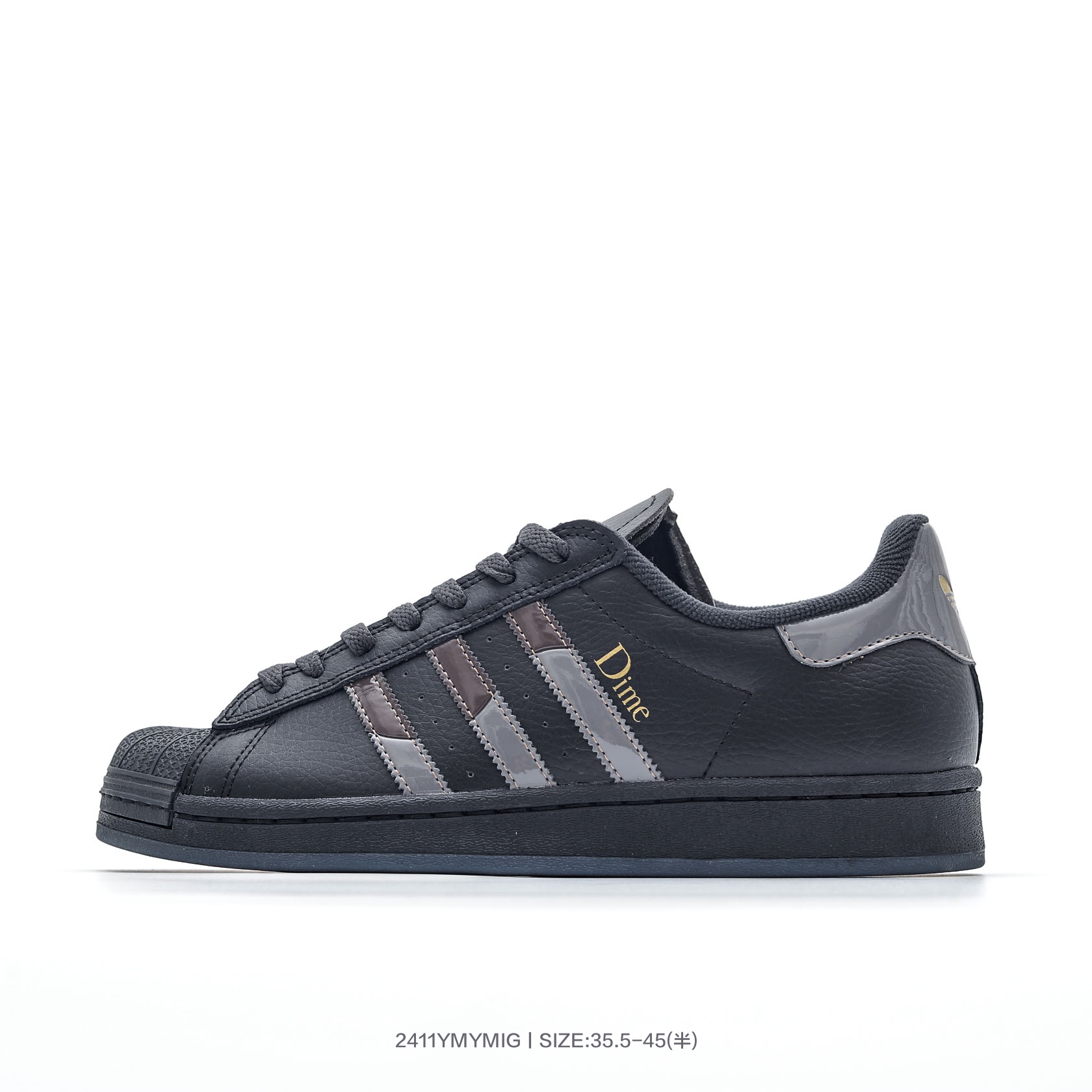 Adidas Dime Superstar ADV Skate Shoes Black