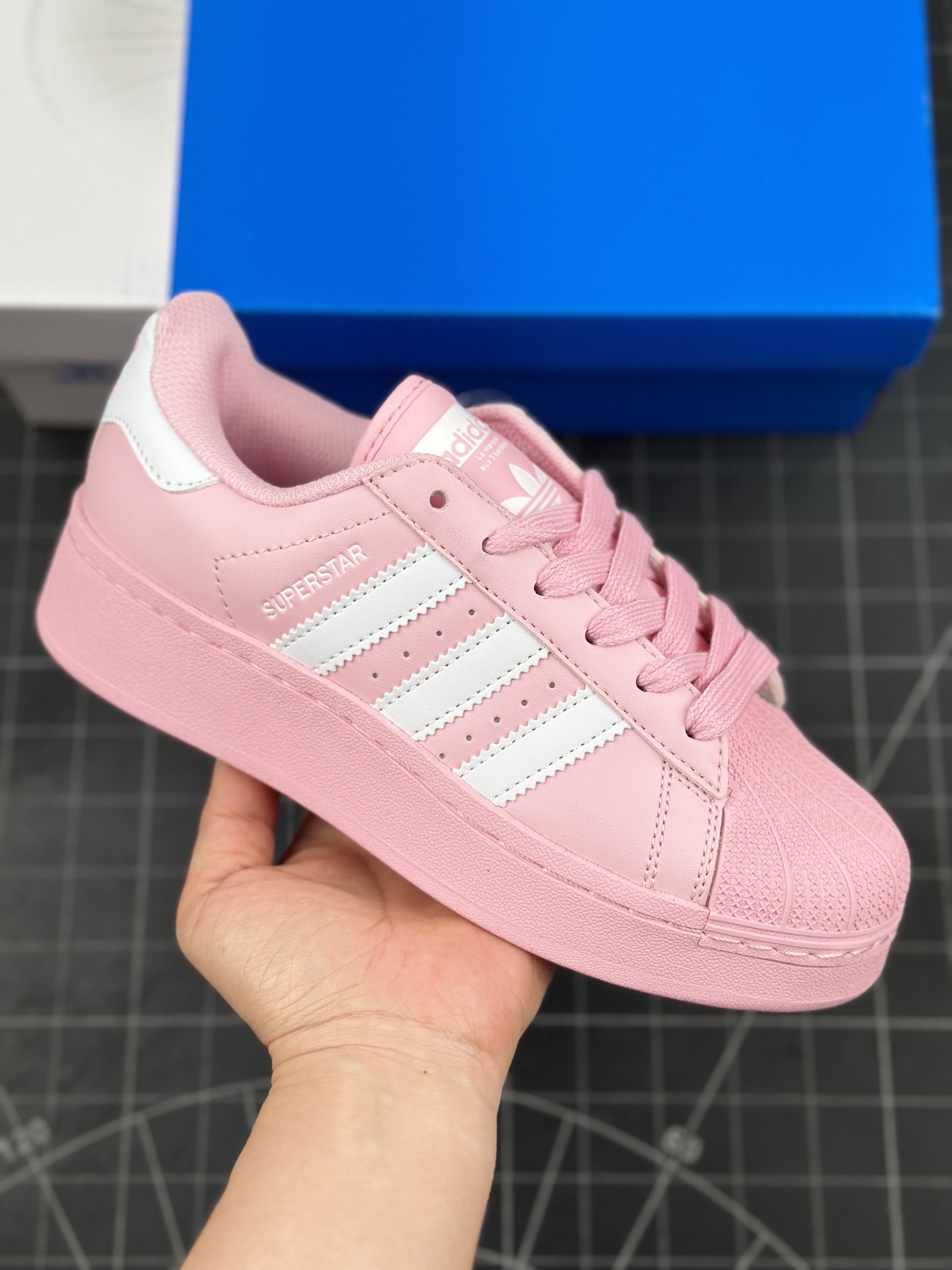 Adidas Originals Superstar XLG Platform Sneakers Pink