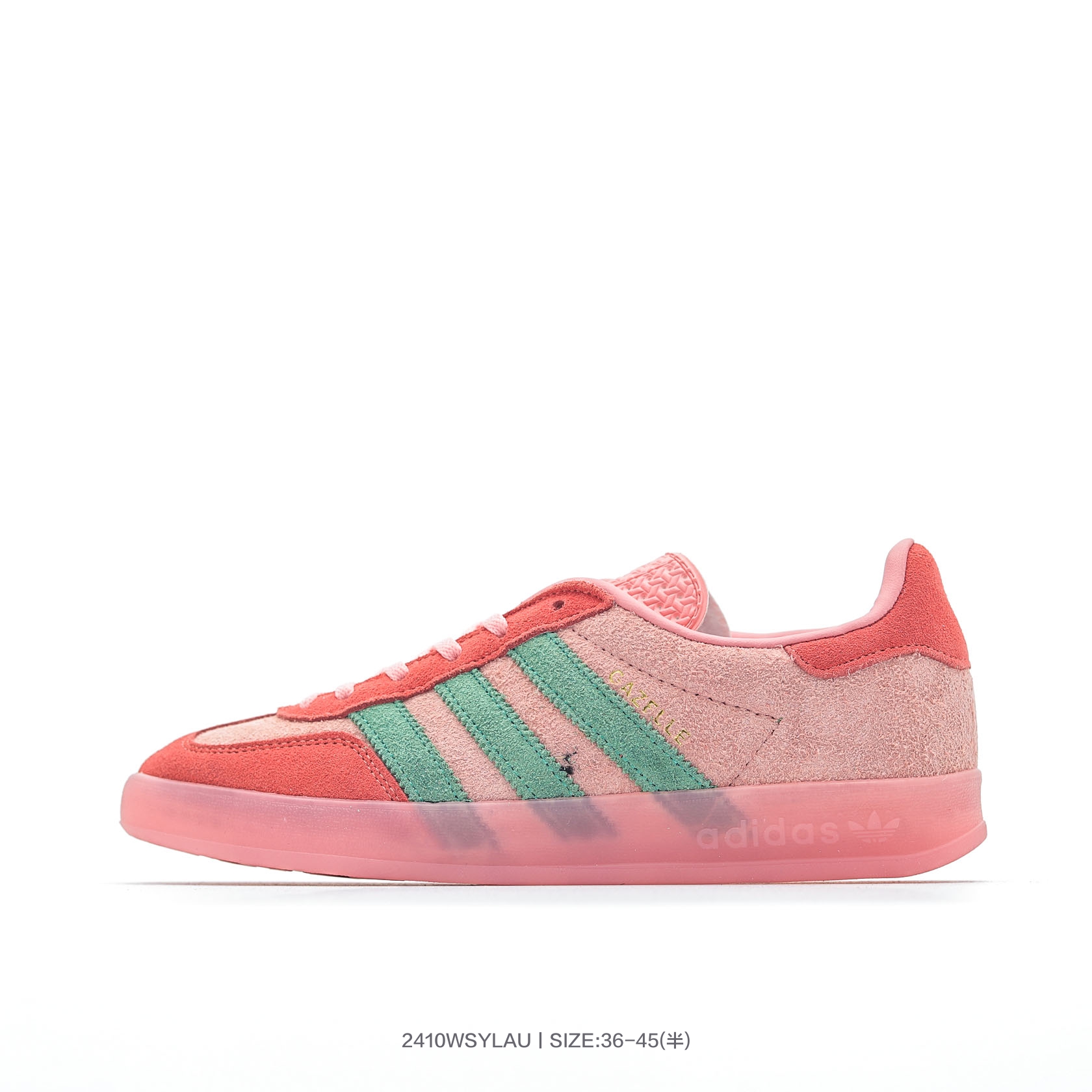 Adidas Gazelle Indoor Trainers Pink/Green