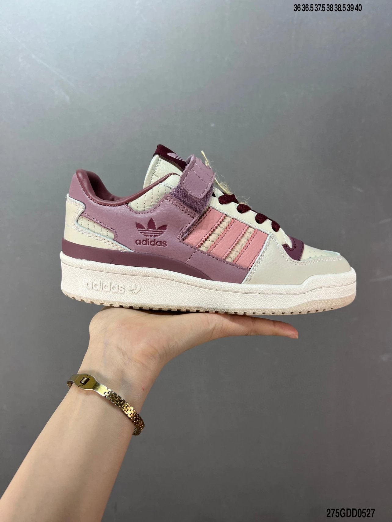 Adidas Originals Forum 84 Low Burgundy Pink