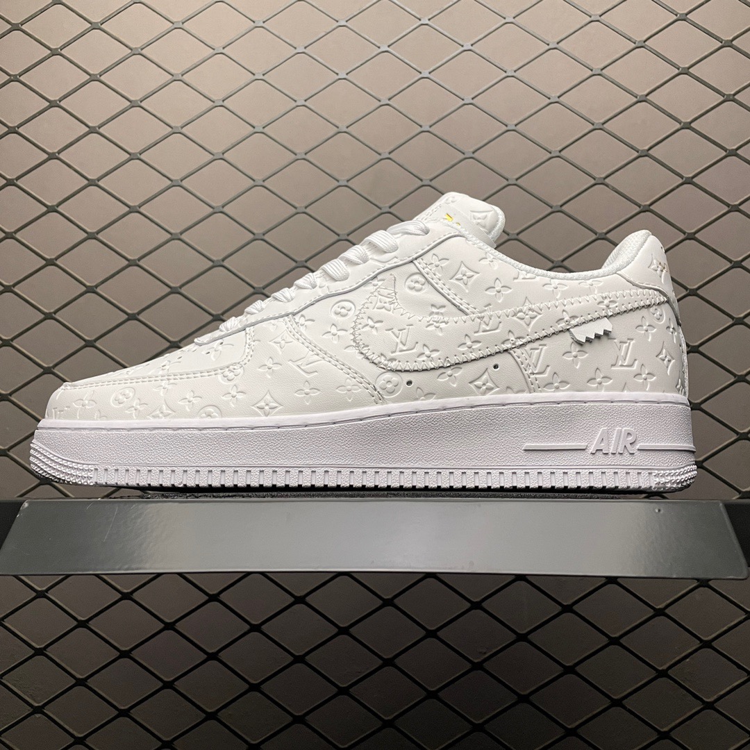 Louis Vuitton x Nike Air Force 1 Low Sneakers White