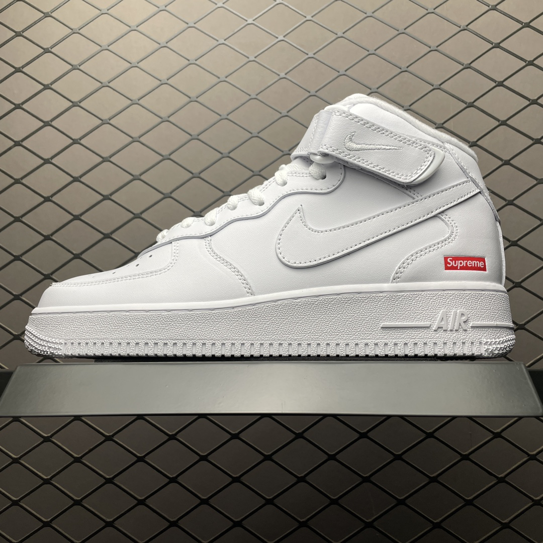 Nike Air Force 1 Mid x Supreme White
