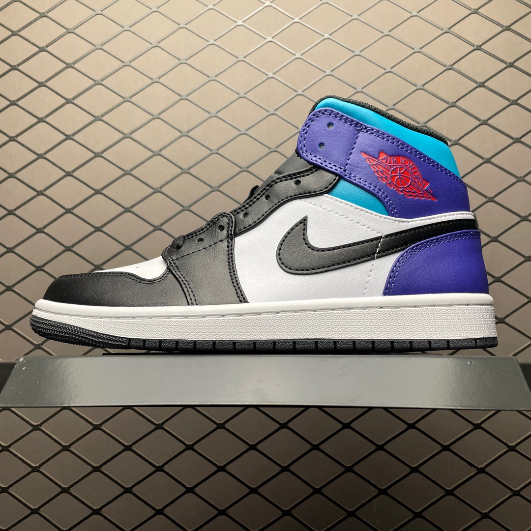 Jordan Air Jordan 1 Mid Sneakers Purple/Blue