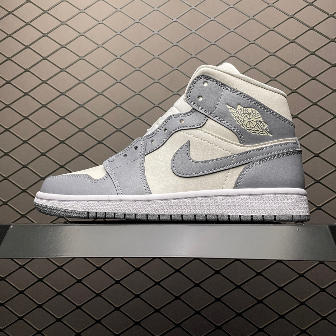 Jordan Air Jordan 1 Mid Grey White