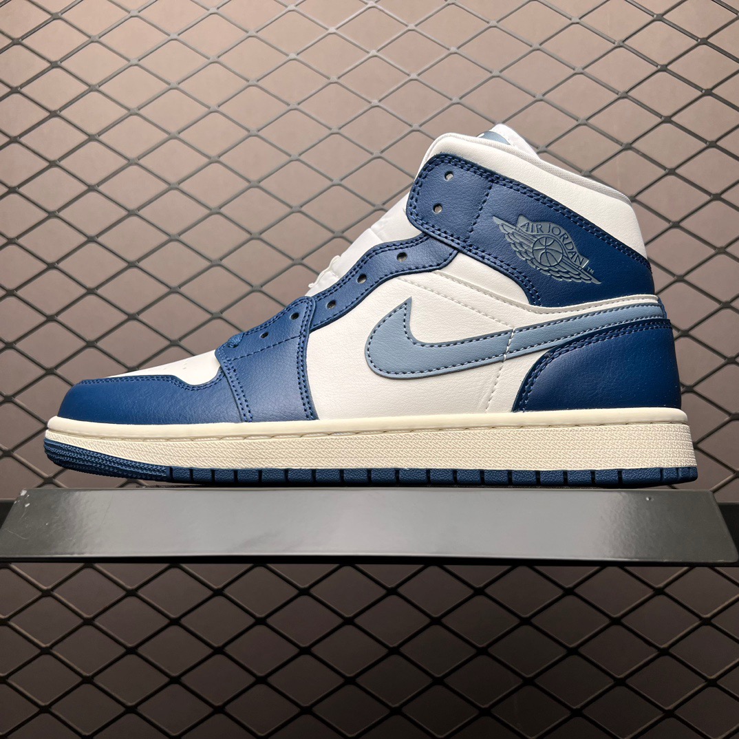 Jordan Air Jordan 1 Mid Blue White