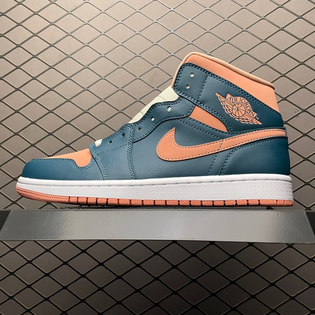 Jordan Air Jordan 1 Mid Teal Orange