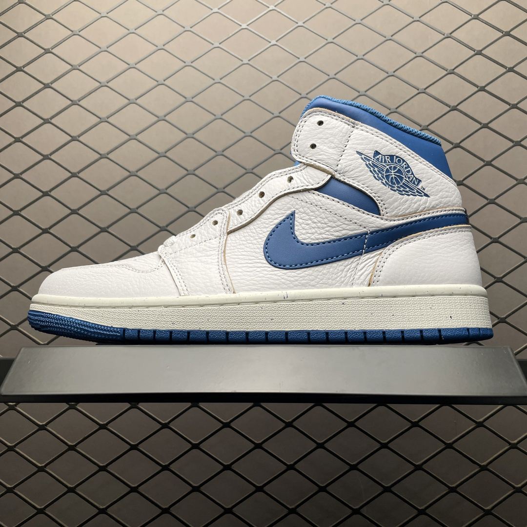 Jordan Air Jordan 1 Mid Blue/White
