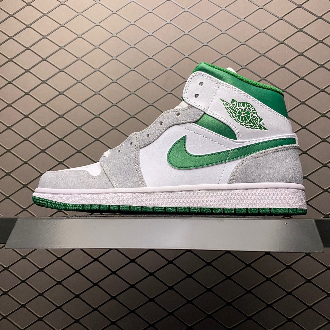 Jordan Air Jordan 1 Mid DC7294-103 Sneakers Green/White