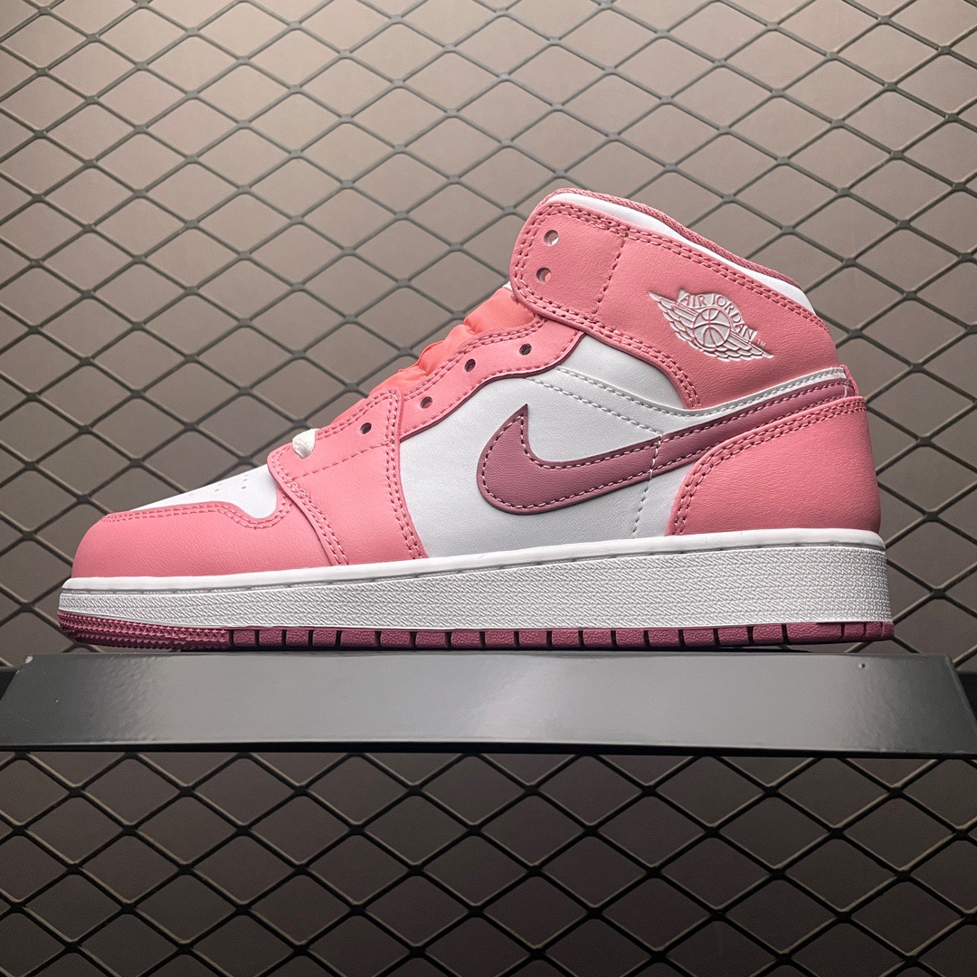 Jordan Air Jordan 1 Mid Pink/White