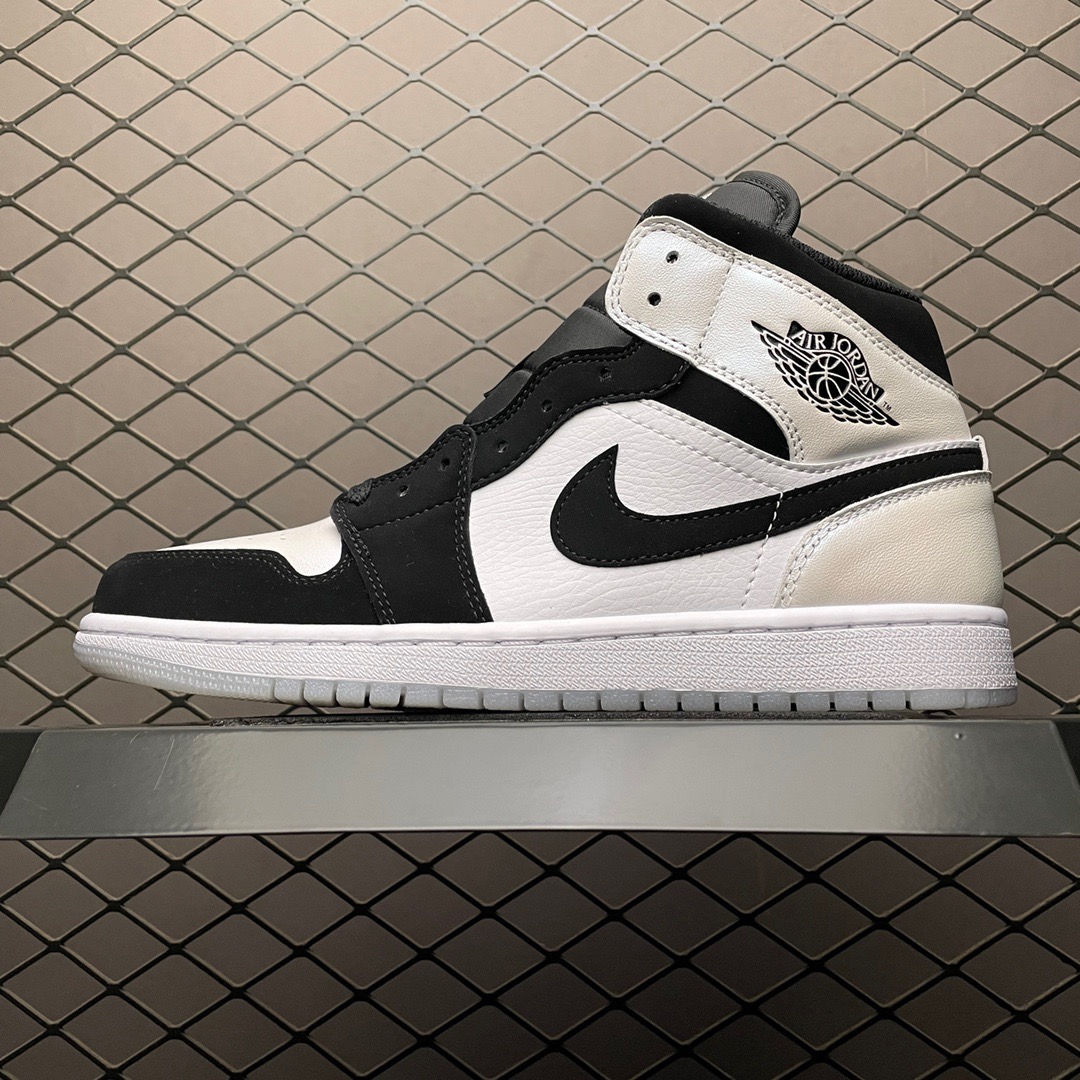 Jordan Air Jordan 1 Mid DH6933-100 Sneakers Black/White
