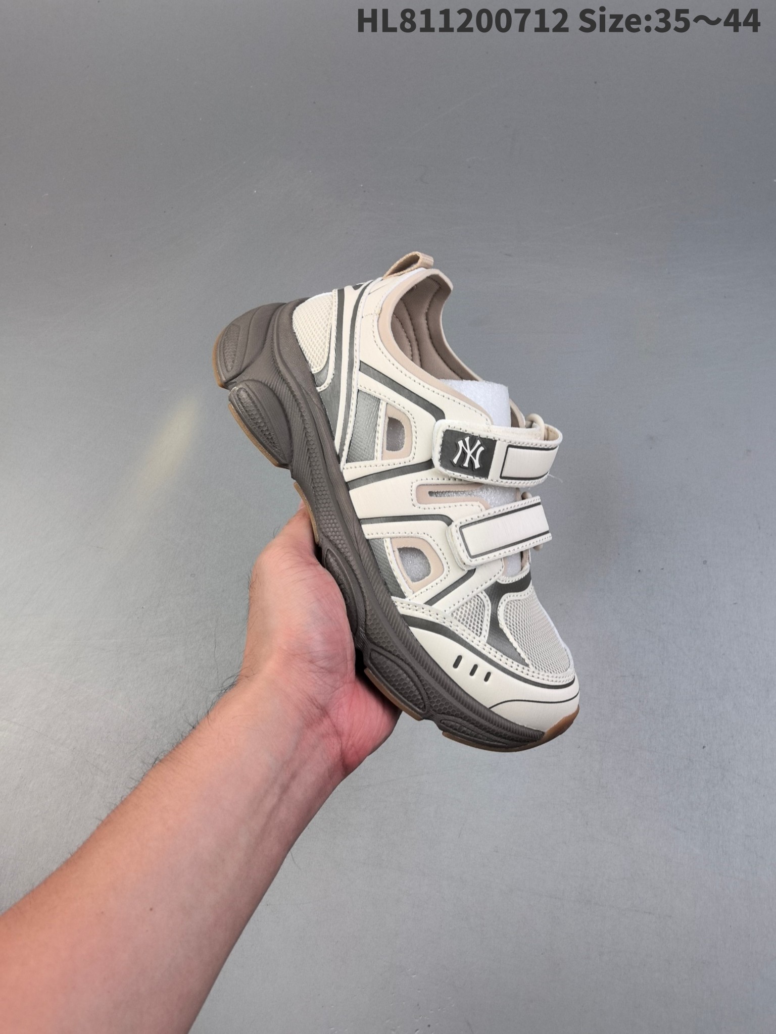 MLB NY Chunky Velcro Low-Top Sneakers Multicolor