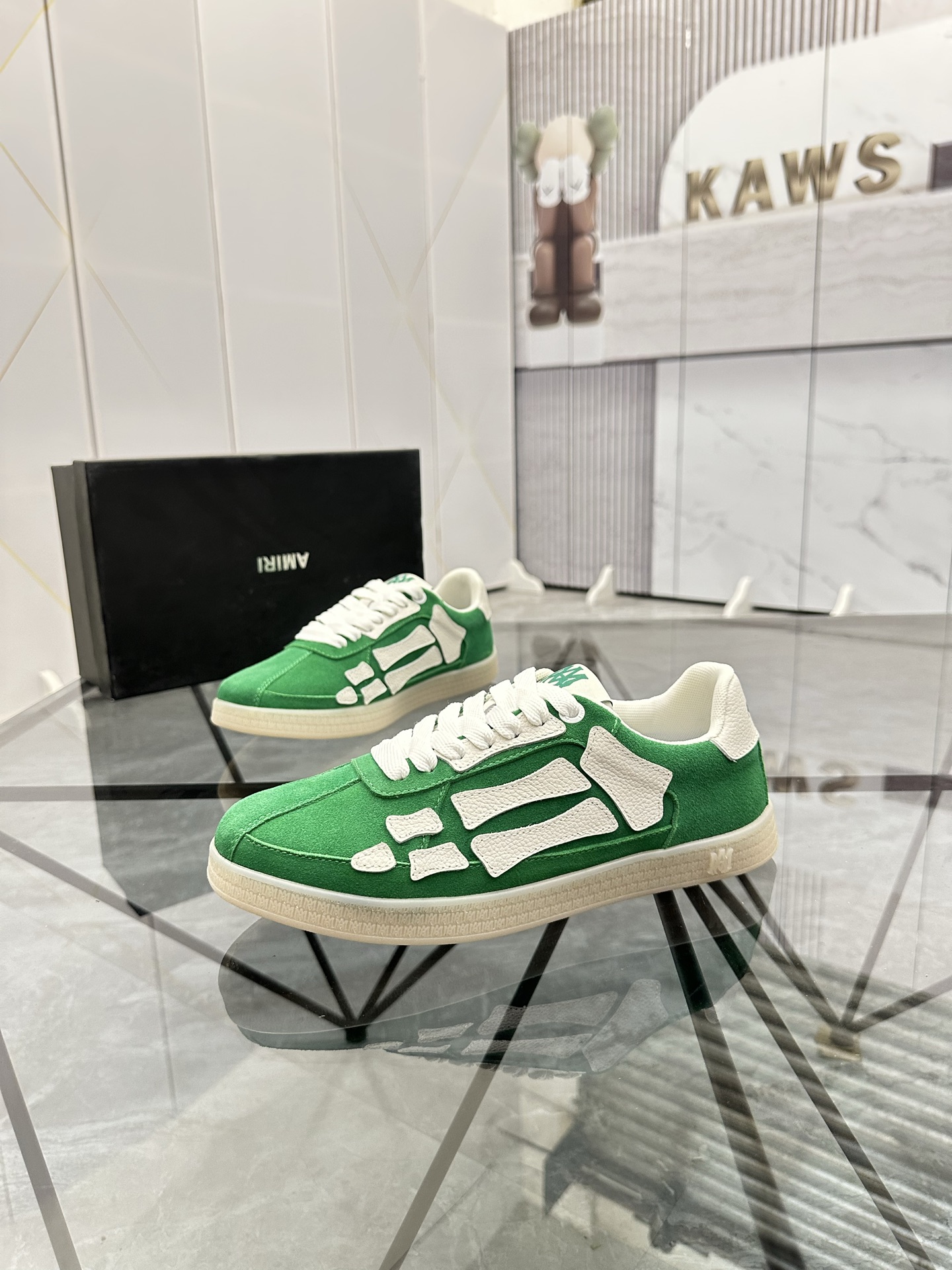 Amiri Low-Top Casual Sneakers Green