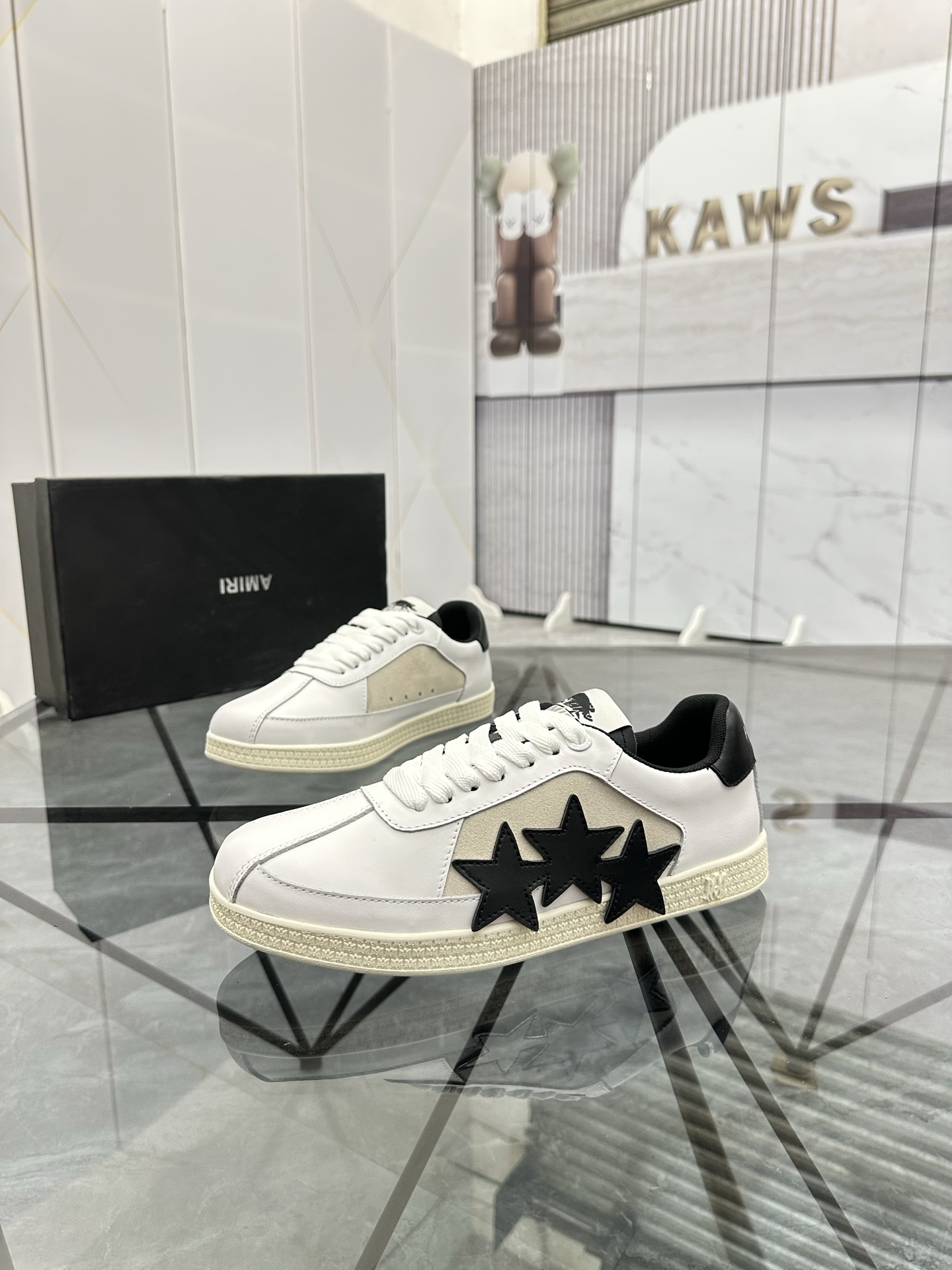 Amiri Star Low-Top Sneakers White/Black