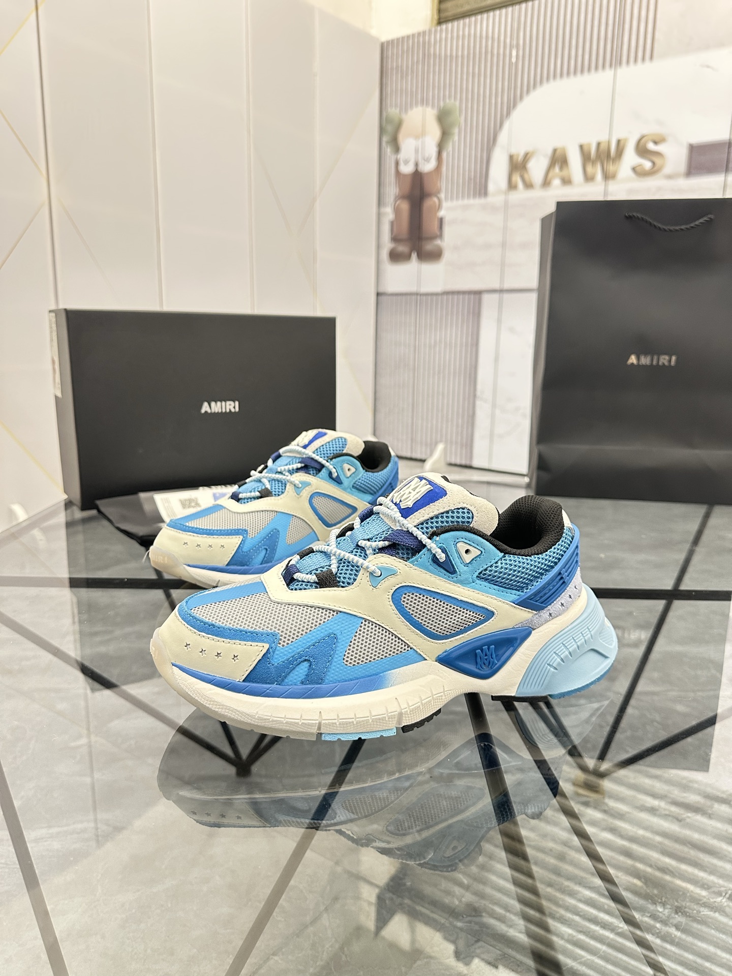 Amiri Low-Top Sneakers Blue