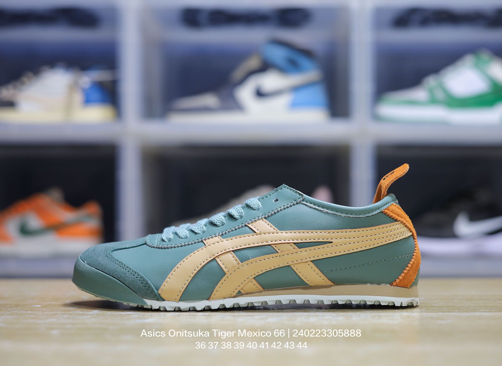 Asics Onitsuka Tiger Mexico 66 Leather Sneakers Green