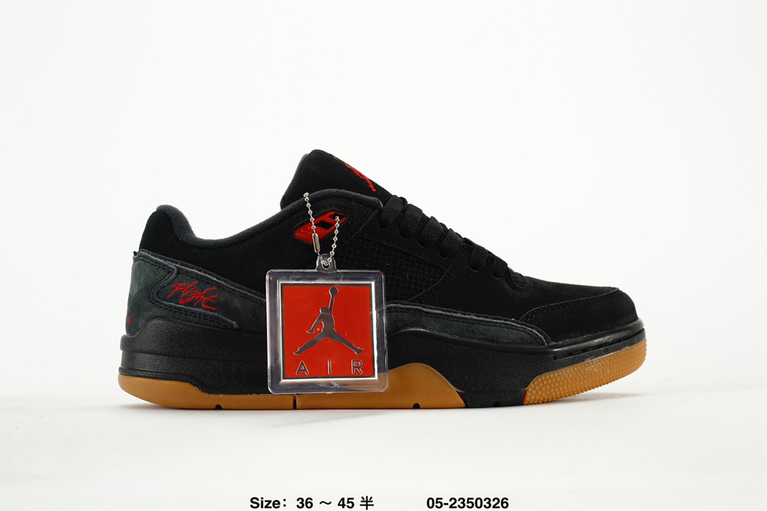 Jordan Flight Court Low Retro Sneakers Black