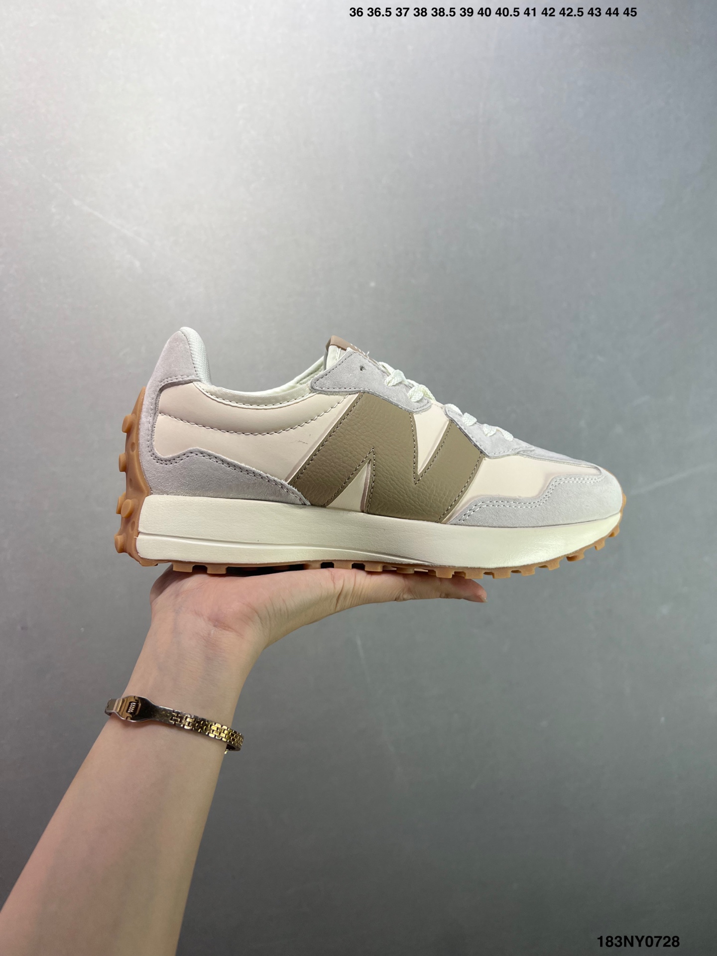 New Balance MS327 Retro Runners White/Beige