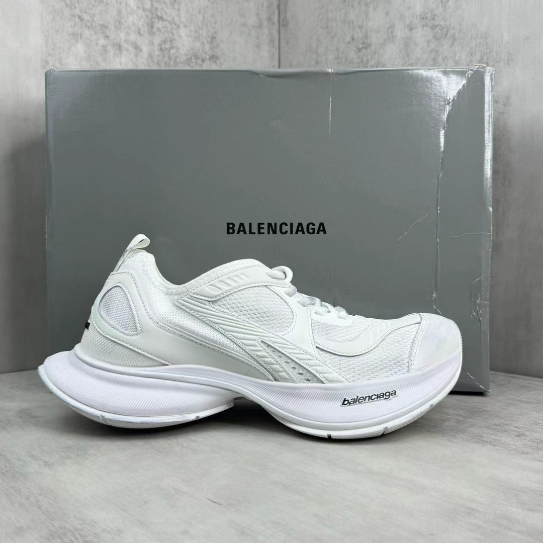 Balenciaga Lightweight Breathable Running Sneakers White