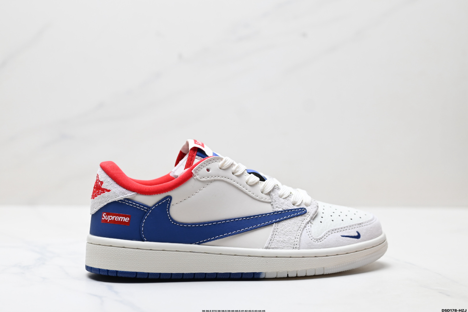 Nike Air Jordan 1 Low Supreme Blue/Red