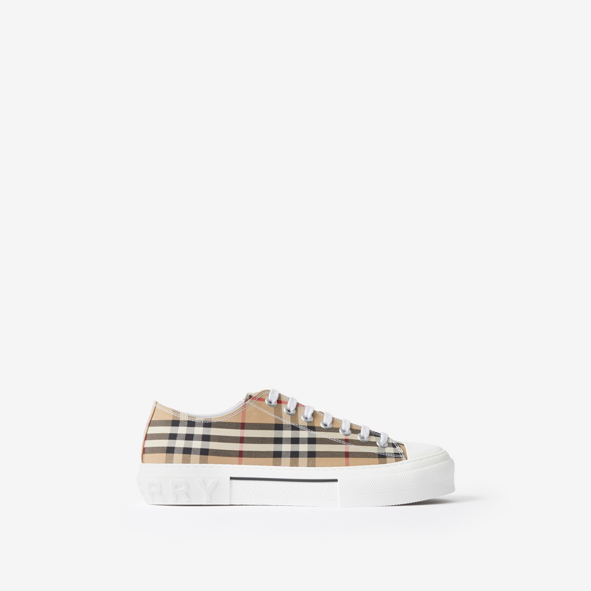 Burberry Vintage Check Low-Top Sneakers Multi-Color