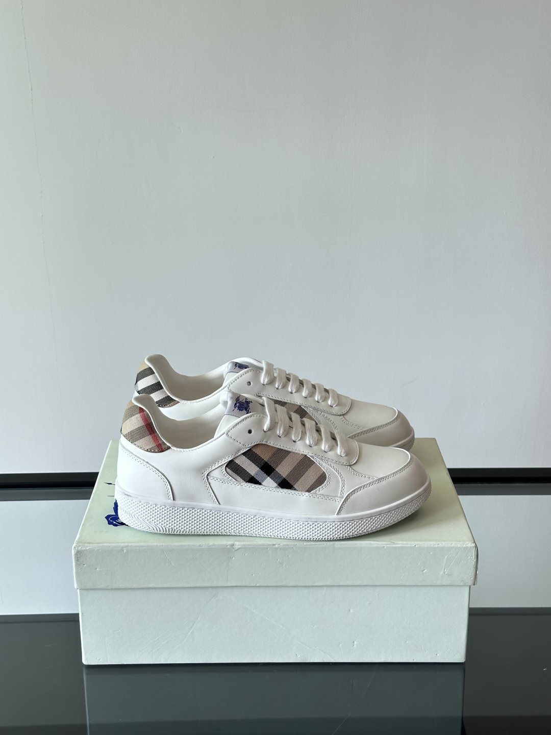 Burberry Vintage Check Sneakers White