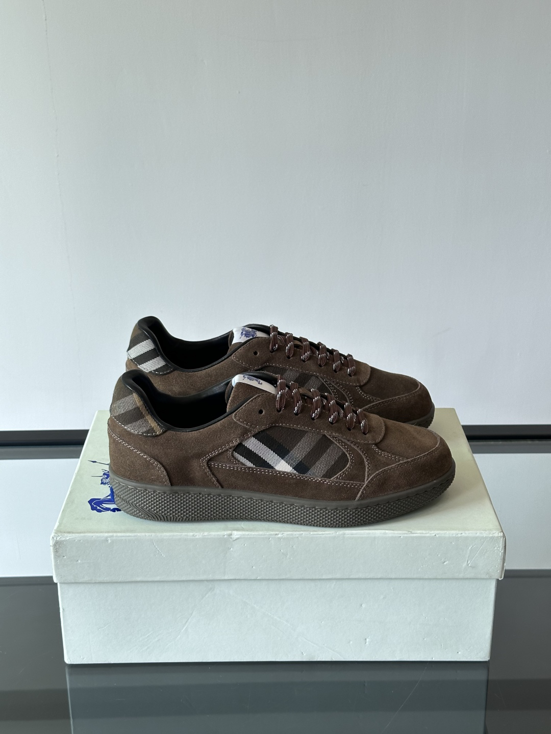 Burberry Vintage Check Sneakers Brown