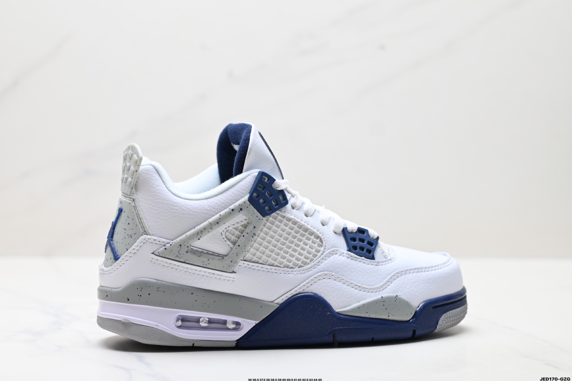 Jordan Air 4 Retro Mid Sneakers White/Blue