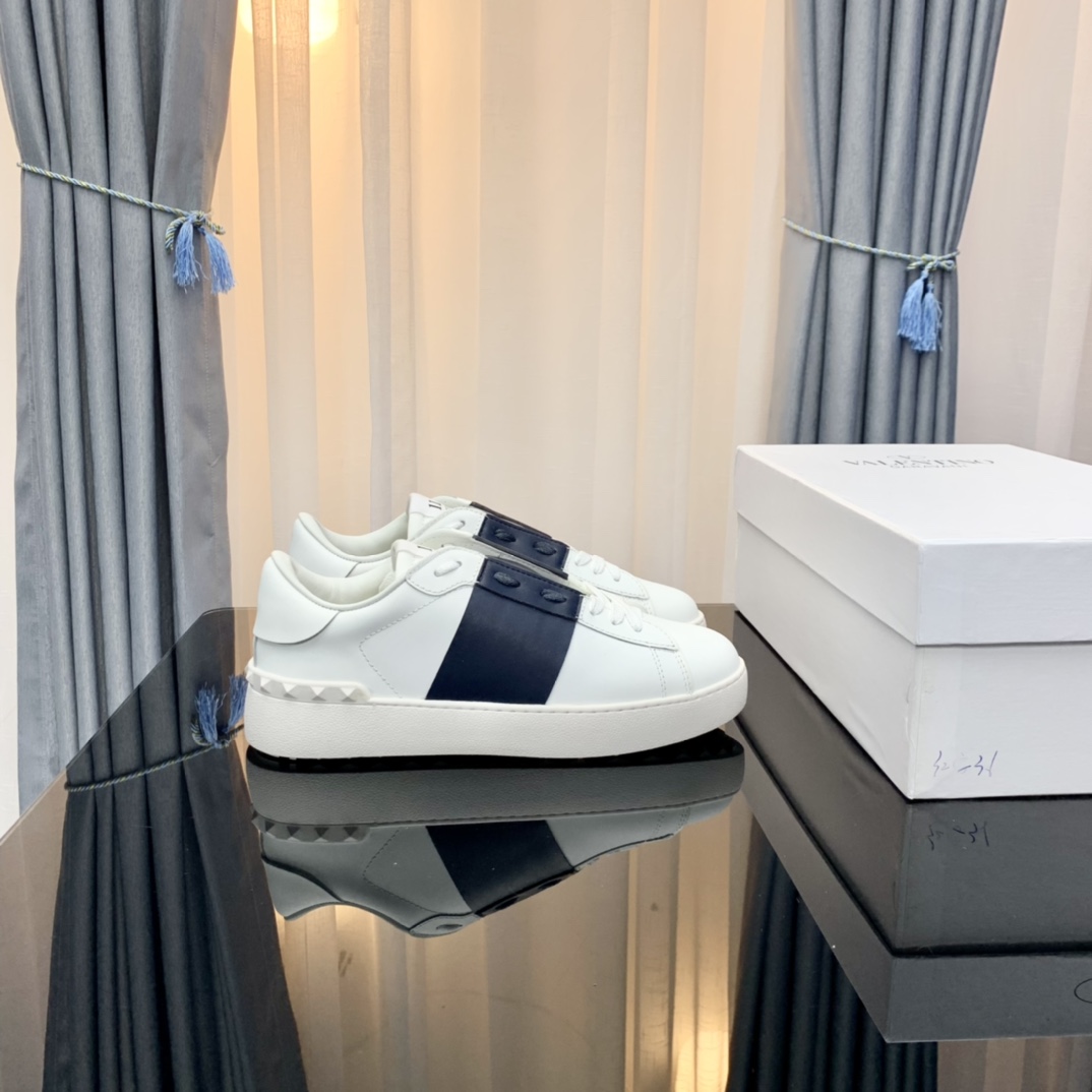 Valentino VLTN Strap Sneakers White/Blue