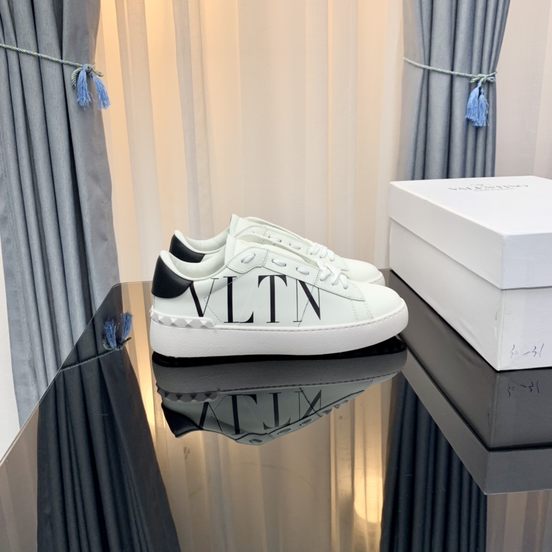 Valentino VLTN Logo Strap Sneakers White/Black