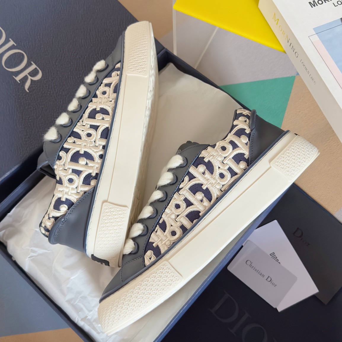 Dior B33 Oblique Sneakers Navy