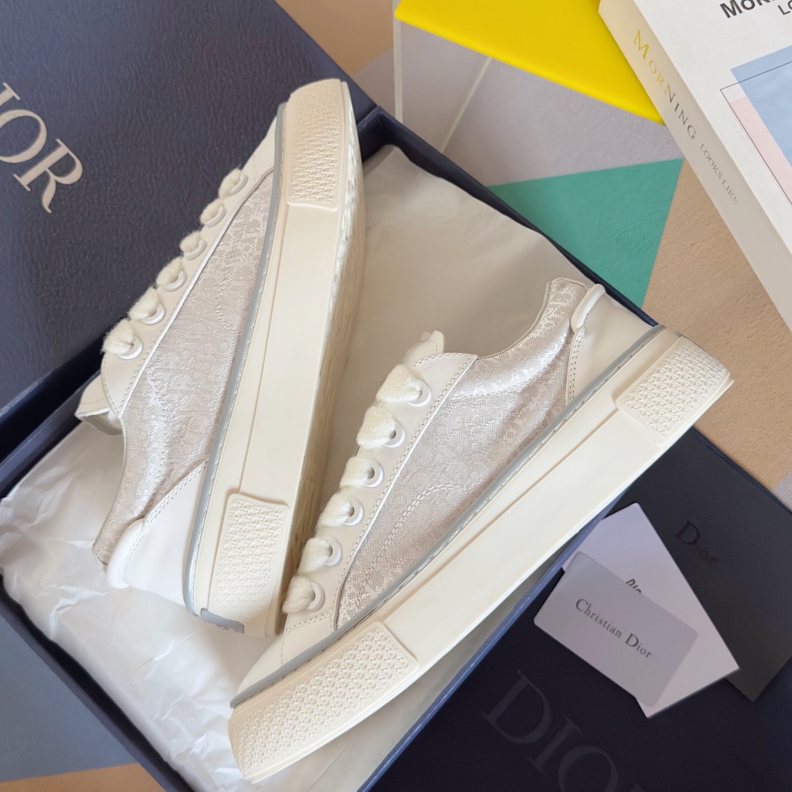 Dior B33 Oblique Jacquard Sneakers White