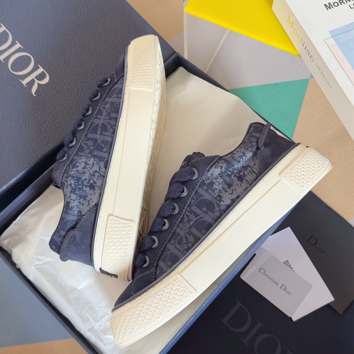 Dior B33 Oblique Sneakers Navy