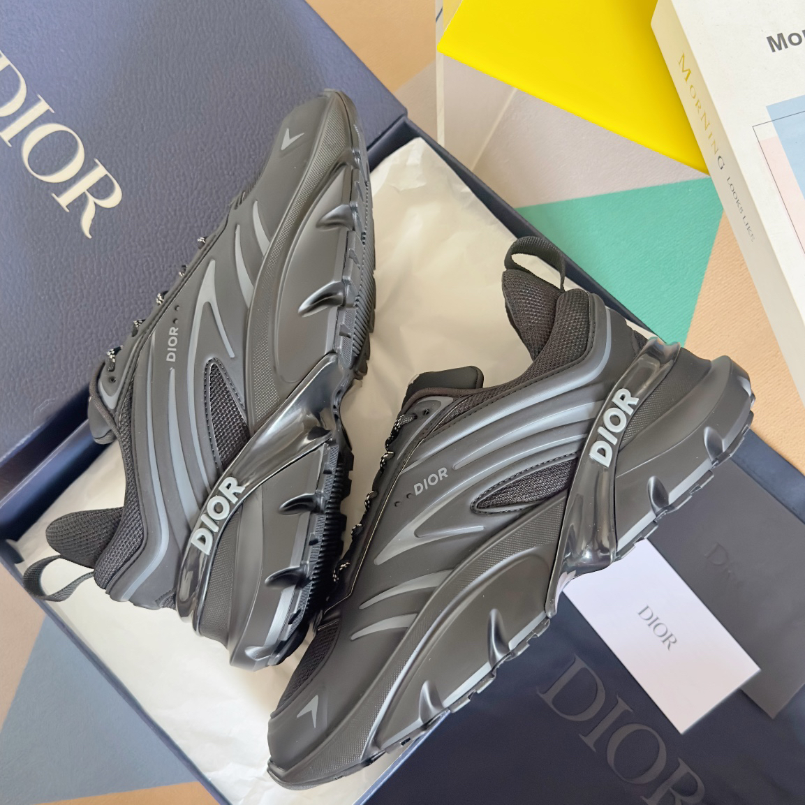 Dior B44 Blade Chunky Sneakers Black
