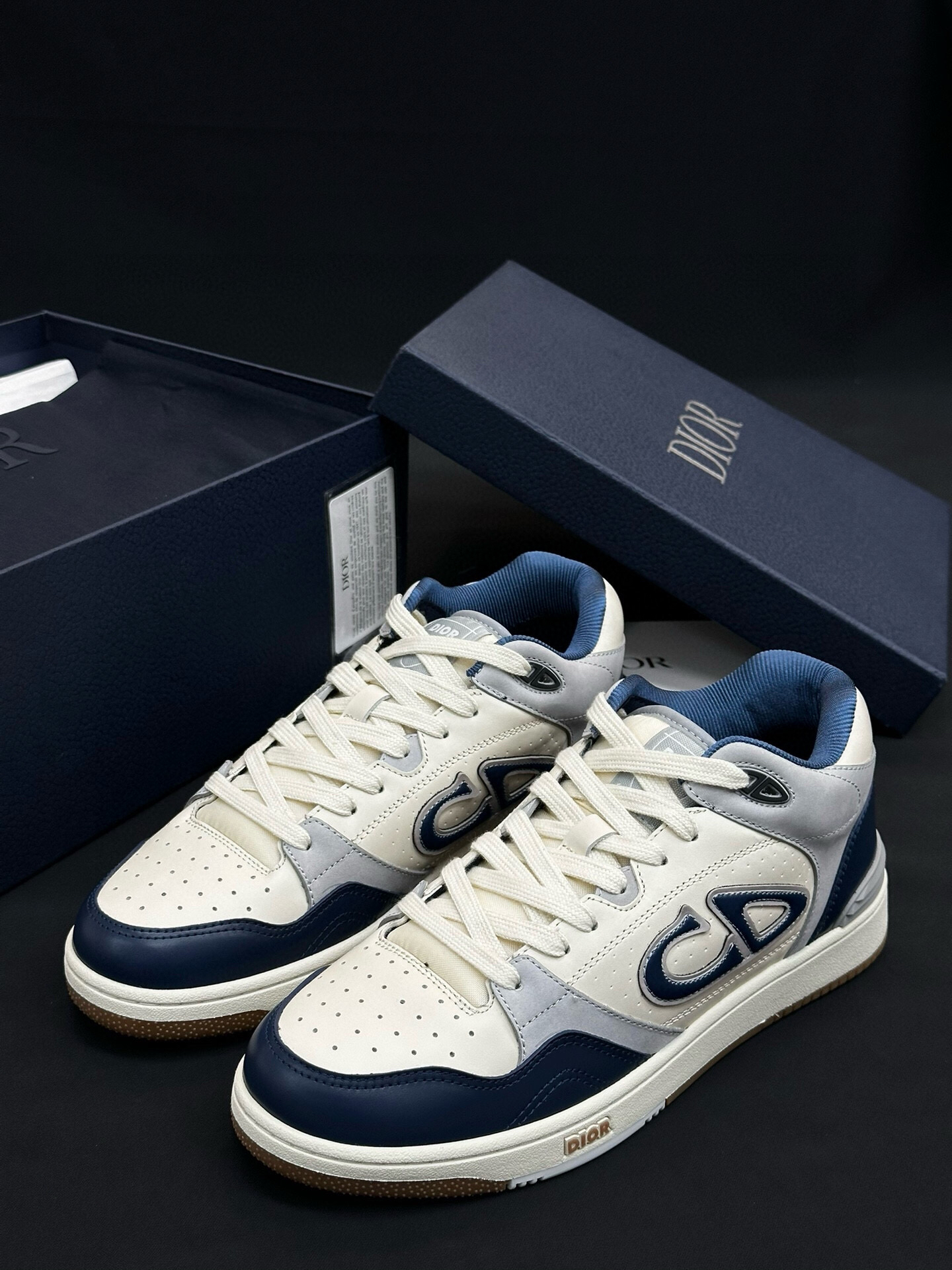 Dior B57 Low-Top Sneakers Navy