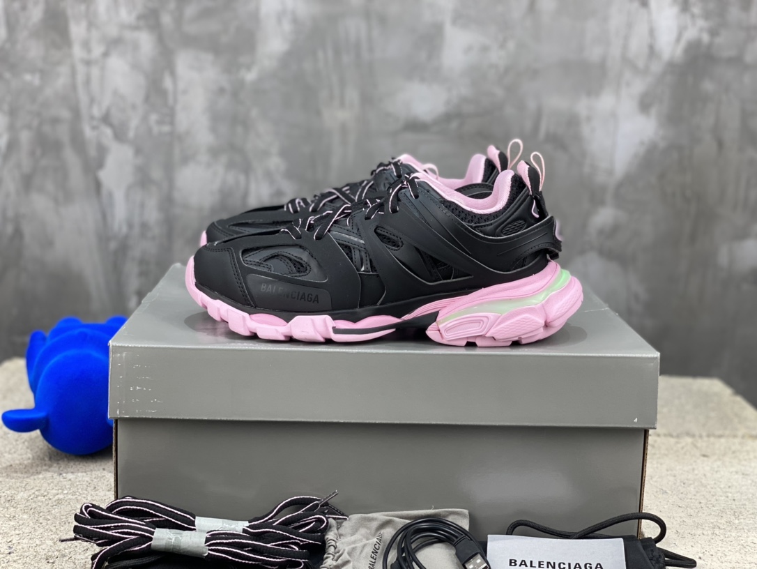 Balenciaga Track LED Sneaker Black Pink