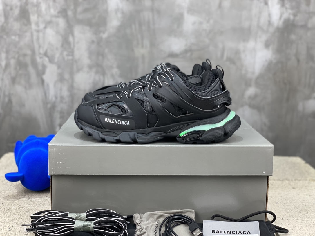 Balenciaga Track LED Trainer Black