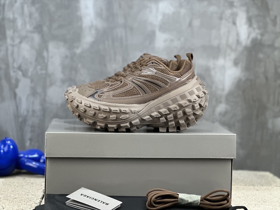 Balenciaga The Haer Project Tire Sole Sneakers Taupe