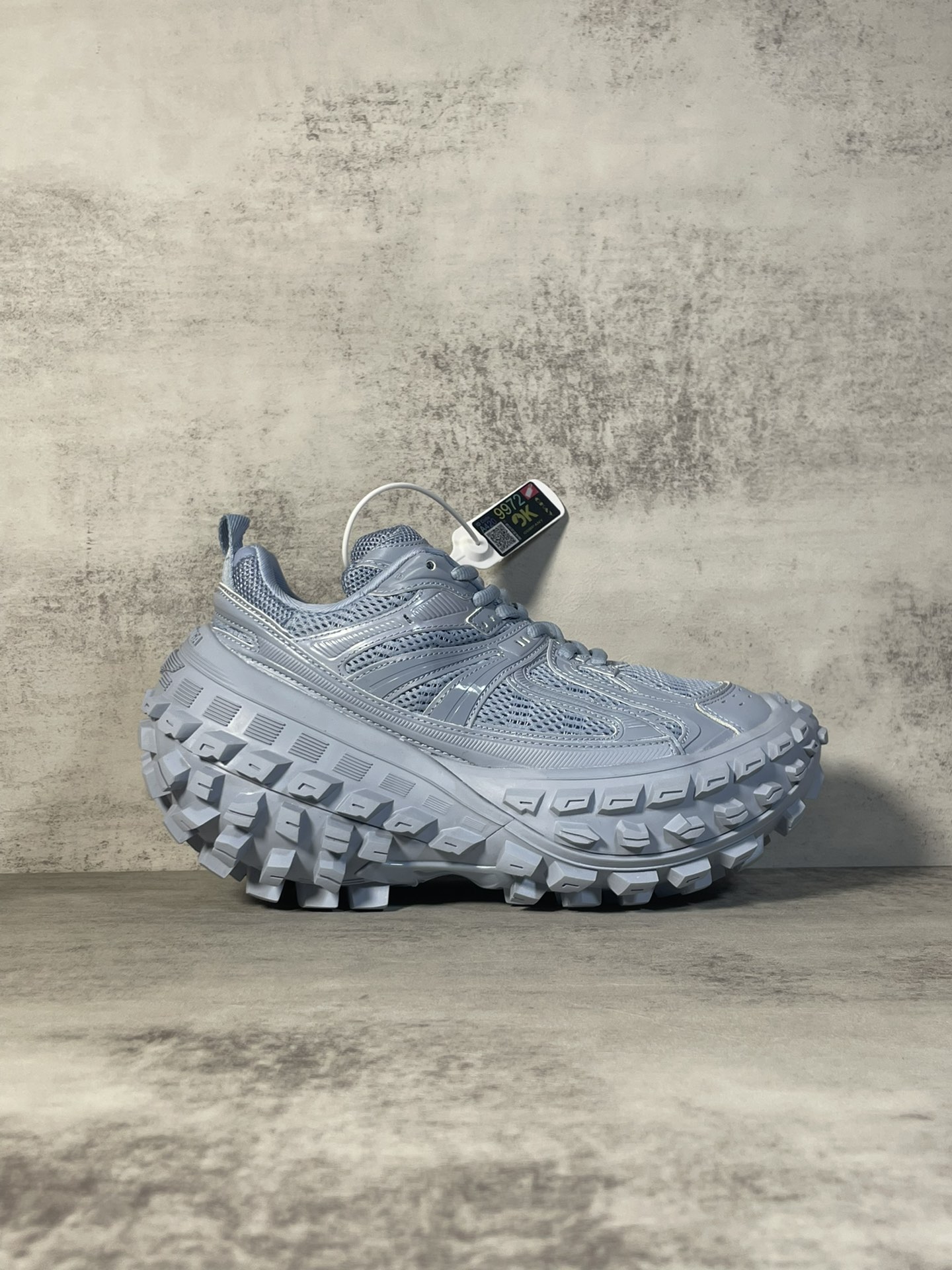 Balenciaga Defender Platform Sneakers Grey